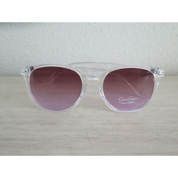 Jessica Simpson J6120 CRY Women's Clear Frame Sunglasses - Picture 1 of 10